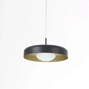 Pendente Interno Old Artisan PD-5930 em Alumínio – 1 Lâmpada LED 5,5W 2700K – Ø280 × A85 mm – Acabamentos Pintado ou Escovado