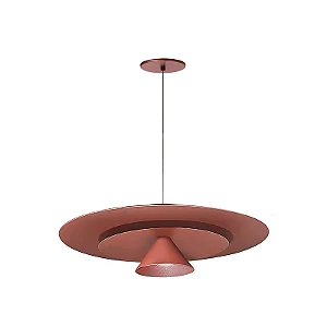 Pendente Interno Old Artisan PD-5934/40 em Alumínio – 1 Lâmpada MR11 5W – Ø370 × A114 mm – Acabamentos Pintado ou Escovado