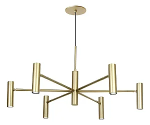 Pendente Interno Old Artisan PD-5955 em Alumínio – 6 Lâmpadas MR11 5W – Ø870 x A380 mm – Acabamentos Pintado ou Escovado