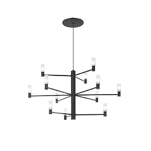 Pendente Interno Old Artisan PD-5963 em Alumínio – 12 Lâmpadas G9 – Ø800 × A420 mm – Acabamentos Pintado, Escovado ou Polido