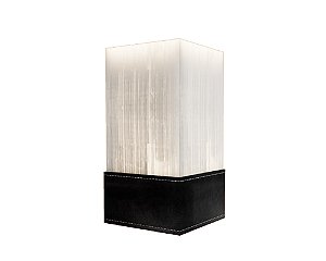 Abajur DNA Iluminação Contemp AB0511 – Selenita 10 × 20 cm – LED 3000K 6W