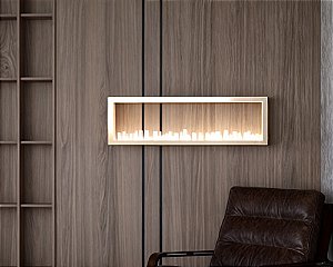 Arandela DNA Iluminação Arch 90 QTZO-ANG-90 – LED 30W – Quartzo – Pintura