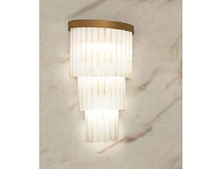 Arandela DNA Iluminação Bastão Felsen ROCHA-ARA-BAST-3 – 25 × 40 cm – 5 Lâmpadas G9 – 3 Camadas – Rocha – Pintura