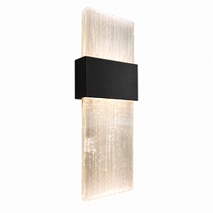 Arandela DNA Iluminação Placa Dupla ARA-PLACA-2-FINELINE – Rocha 10 × 30 cm – LED 4W – Pintura ou Chapa Inox