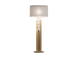 Coluna DNA Iluminação C0110 Equilíbrio – Ø50 × 180 cm – Cúpula Selenita – Para Lâmpada E27