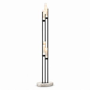 Coluna DNA Iluminação Fine Line COLUNA-FINELINE – Rocha 30 × 160 cm – LED 10W – Pintura ou Chapa Inox