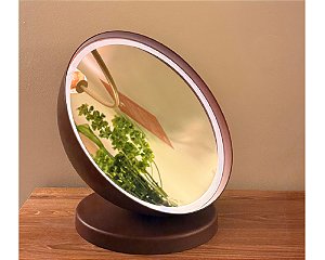 Espelho DNA ES1504 Ø30 cm – Meia Esfera para Bancada – LED 14W | Linha Re-Dome