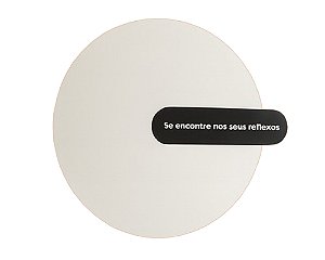 Espelho DNA Iluminação ES0106 Reflexões – Redondo Ø60 cm – Luz Indireta LED 28W 3000K – Modelo 2