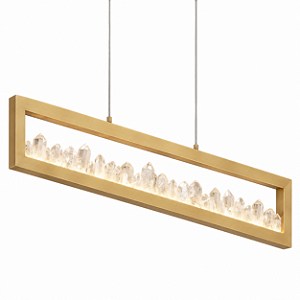 Lustre DNA Iluminação Arch Duo QTZO-ANG-2 – LED 24W – 2 Barras Inclinadas – Quartzo – Pintura