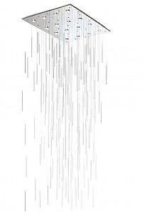 Lustre DNA Iluminação Garoa GAROA-RT120X50-2-0M – 120 × 50 cm – 10× GU10 – Tubos 30 cm – 2 m Altura