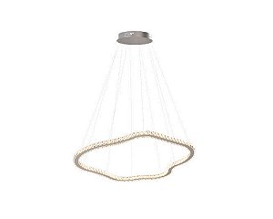 Pendente DNA Iluminação Aliança Orgânica 80/60cm ALORG-80-2-SL – 54W – 3000K – Slim – 2 Alianças