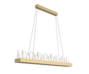 Pendente DNA Iluminação Horizon 80cm ROCHA-PD-LIN80 – LED 25W – Rocha – Pintura