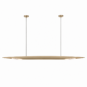 Pendente DNA Iluminação P0409 Aura – 80 cm – Quartzo – Para 2 Lâmpadas Mini GU10 – Pendente 2 m