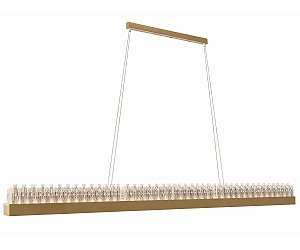 Pendente DNA Iluminação P1203 Perfil Linear – 100 × 5 × 10 cm – Slim – Rocha Natural – LED 30W – Pendente 2 m