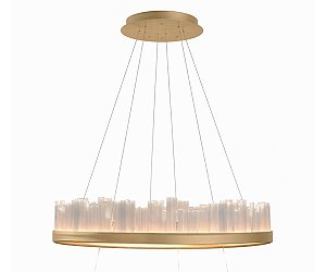 Pendente DNA Iluminação Redondo Slim 80cm ROCHA-PD-SL-RD80 – LED 70W – Rocha – Pintura