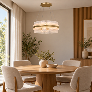 Pendente DNA Iluminação Siena Felsen 40cm ROCHA-SIENA-I-40 – LED 39W 3000K – Rocha Retangular – Pintura