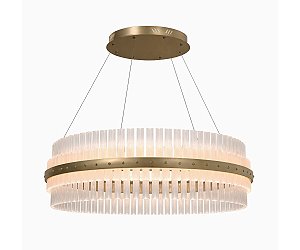 Pendente DNA Iluminação Siena Felsen 40cm ROCHA-SIENA-I-40 – LED 39W 3000K – Rocha Retangular – Pintura