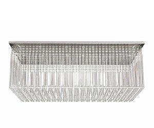 Plafon DNA Iluminação Passarela PASS-100X50-40CM – 100×50 cm – 14× G9 – Tubos e Bolas – 40 cm Altura