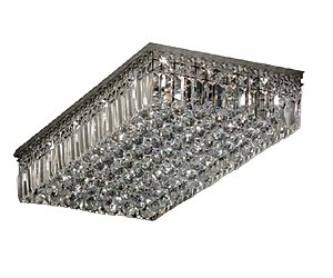 Plafon DNA Iluminação RTTB-80X40 – 80 × 40 cm – 10× G9 – Tubos e Bolas – 20 cm Altura