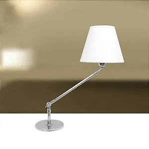 Abajur de Mesa Golden Art Angle com 2 Articulações em Latão e Lâmpada E27 Altura Média 50cm M740LT