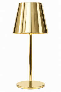 (Latão - Especiais) Abajur Mesa Golden Art Didi M903LT Cúpula em Latão e Lâmpada E27 46cm
