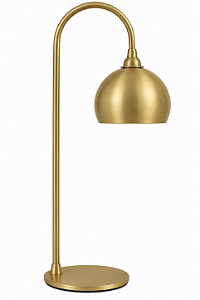 (Latão - Especiais) Abajur de Mesa Golden Art Gancho Ø12cm e Lâmpada G9 53cm M202LT