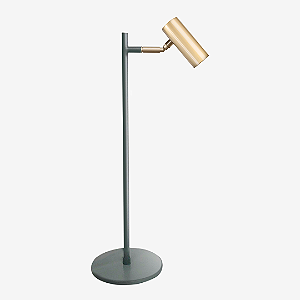 Abajur de Mesa Golden Art Grayce sem Braço com Acabamento em Pintura e 1 Soquete GU10 50cm M2160S-PI