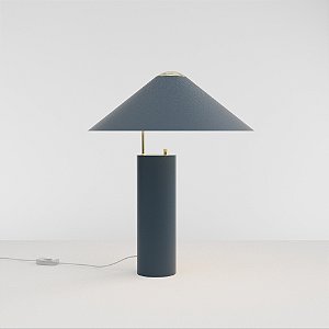Abajur de Mesa Golden Art Jade com Cúpula de 42cm com Movimento e Soquete E27 50cm M8830
