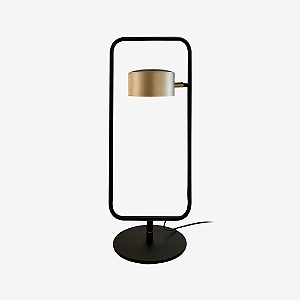 Abajur de Mesa Golden Art Nell com 1 Foco LED 6W e Altura de 23cm M8800-1