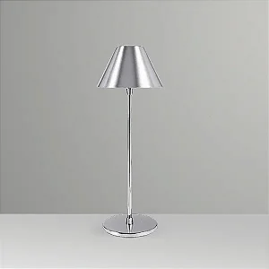 Abajur de Mesa Golden Art Pirulito 43 em Pintura com Cúpula em Alumínio e Lâmpada G9 52cm M671-549PI