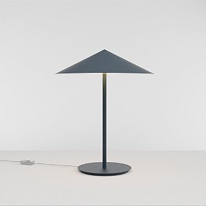 Abajur de Mesa Golden Art Thai com Luz Indireta LED 9W e Acabamento em Pintura 50cm M2211PI