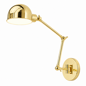 (Latão - Especiais) Arandela Baboo Golden Art P1060-20-207LT Braço de 20 cm e Duas Articulações | E27