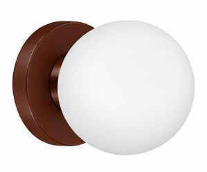 (Pintura) Arandela Bola Golden Art P755-12PI 12 cm com Pintura e Soquete G9