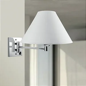 Arandela Golden Art Braço 1/2” com 35cm, 1 Articulação em Latão e Soquete E27 P360LT