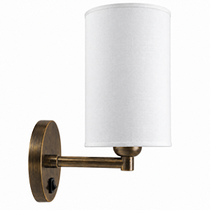 (Latão - Especiais) Arandela Golden Art Braço Reto 5/8” 20x29cm e E27 P356LT