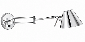 (Latão - Especiais) Arandela Golden Art P250LT Juliette Articulada em Latão com Braço de 55cm e Soquete G9