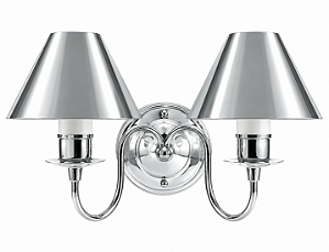 (Latão - Especiais) Arandela Golden Art P319-2LT Los Angeles com 2 Braços 2 Soquetes E27