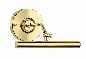 (Latão - Especias) Arandela Golden Art P371LT Tubular 16cm com Canopla Redonda G9