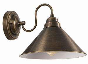 (Latão - Especiais) Arandela Golden Art P319-412LT Vintage Bacio Soquete E27