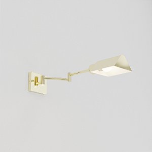 (Latão - Especias) Arandela Golden Art Vittoria P205LT com Tubo de 50cm, 2 Articulações e Soquete E27