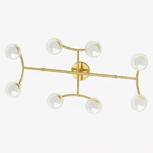 Arandela GRAPP 8 Soquetes G9 em Latão – Design Sofisticado Golden Art P2820-8LT