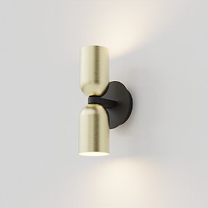 Arandela Milka Golden Art com Pintura e 2 Soquetes E27 | 20 cm P2310E-2PI