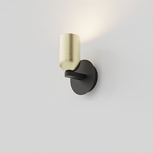 Arandela Milka Golden Art em Latão com 1 Soquete GU10 | 15 cm P2310G-1LT