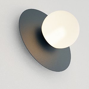 Arandela Punto Golden Art Disco 20 cm com Pintura e Soquete G9 P2010PI