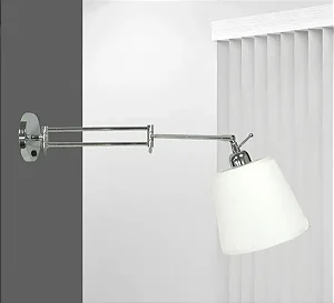 Arandela Rebecca Golden Art Articulada em Latão 42 cm com Soquete E27 | Largura 74 cm P730LT