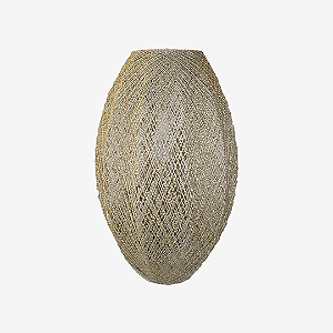 Arandela String Golden Art Meia Cara 42 x 13 cm com Pintura e Soquete E27 P1182PI