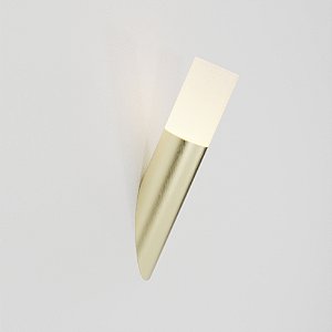 Arandela Taq Golden Art de Parede 35 cm em Latão com 1 Foco GU10 P2422LT