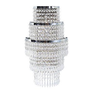 Arandela Trevo Golden Art 25 cm em Latão com 6 Soquetes G9 P963LT