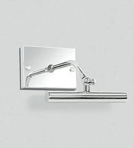 Arandela Tubular 16 cm Golden Art em Latão com Canopla Retangular | 2x G9 P371ALT