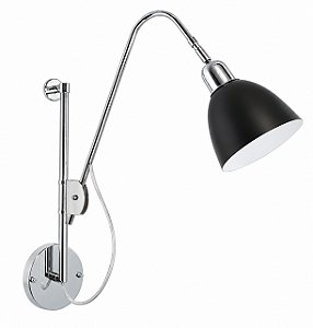 (Latão - Especiais ) Arandela Volts Golden Art P668LT Telescópica Cúpula Pintada e Soquete E27